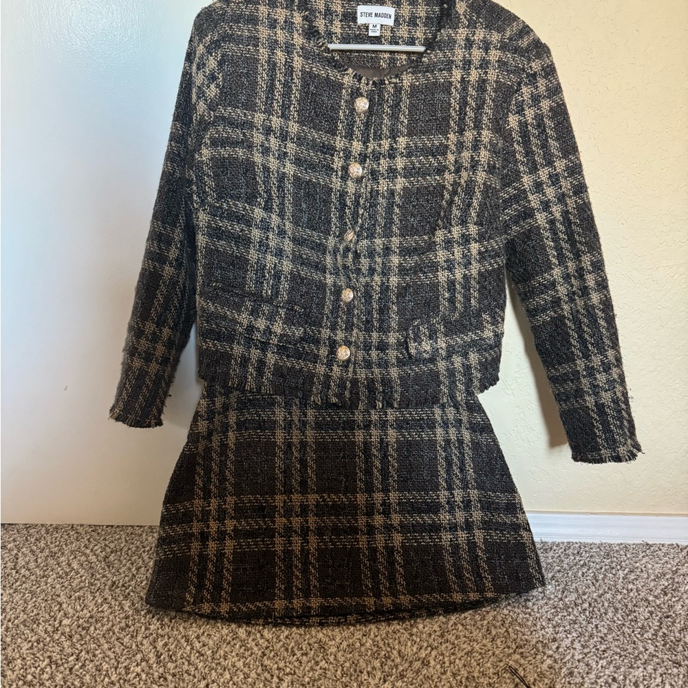 Steve Madden Tweed Set